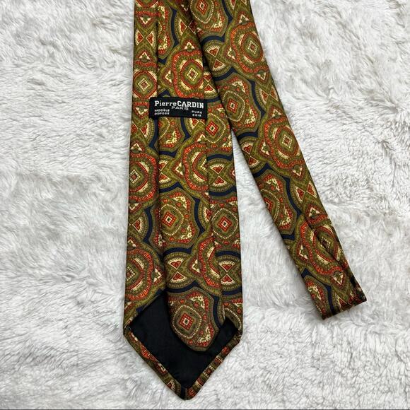 Vintage Pierre Cardin 1970’s silk tie - Picture 3 of 4